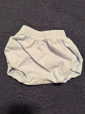 Baby Stripe Bloomers - Light Blue